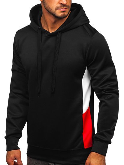 Sudadera para hombre con capucha color negro Denley JK99118