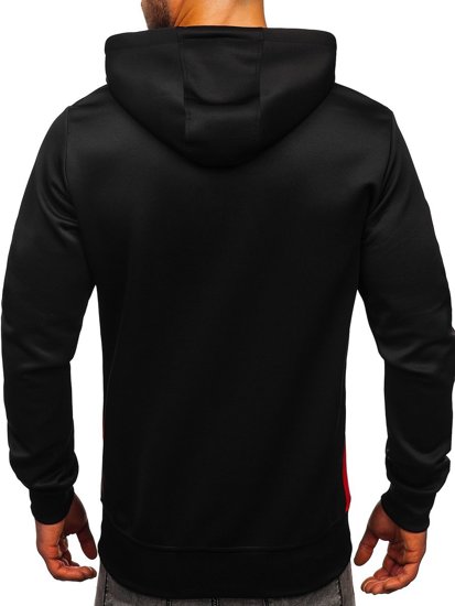 Sudadera para hombre con capucha color negro Denley JK99118