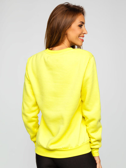 Sudadera para mujer amarillo Bolf W01