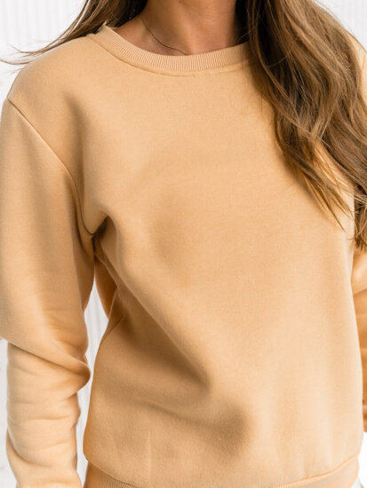 Sudadera para mujer camel Bolf W01A