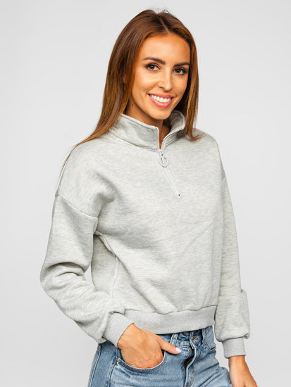 Sudadera para mujer gris Bolf KSW2023