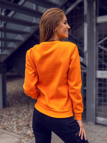 Sudadera para mujer naranja Bolf W01