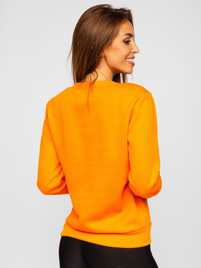 Sudadera para mujer naranja Bolf W01