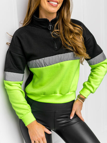 Sudadera para mujer negro Bolf KSW2022