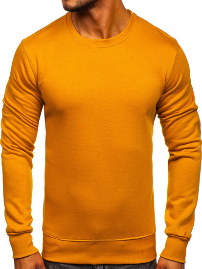 Sudadera sin capucha para hombre camel Bolf 2001