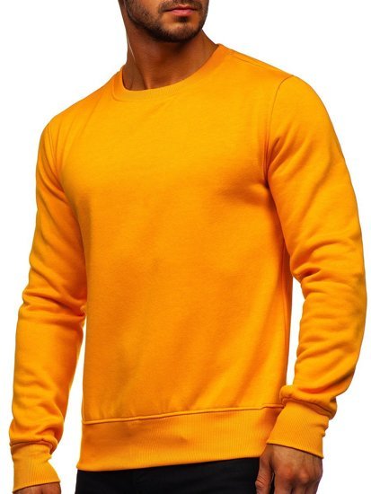 Sudadera sin capucha para hombre naranja Bolf 2001