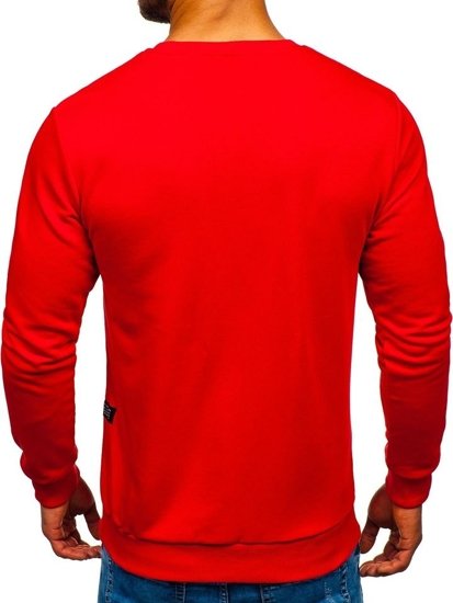 Sudadera sin capucha para hombre roja Bolf 171715