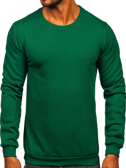 Sudadera sin capucha para hombre verde Bolf HW3102