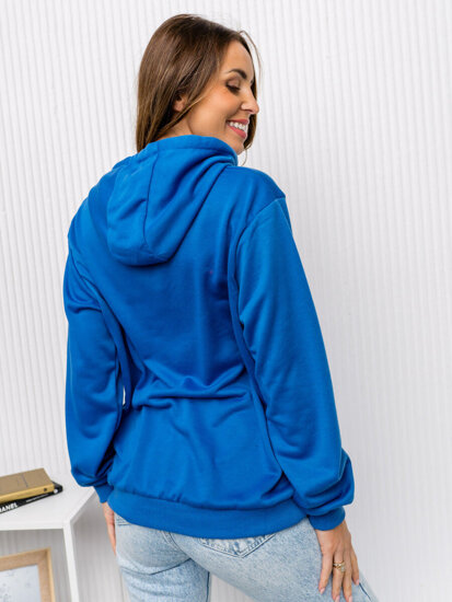 Sudadera tipo caguro para mujer azul claro Bolf W02