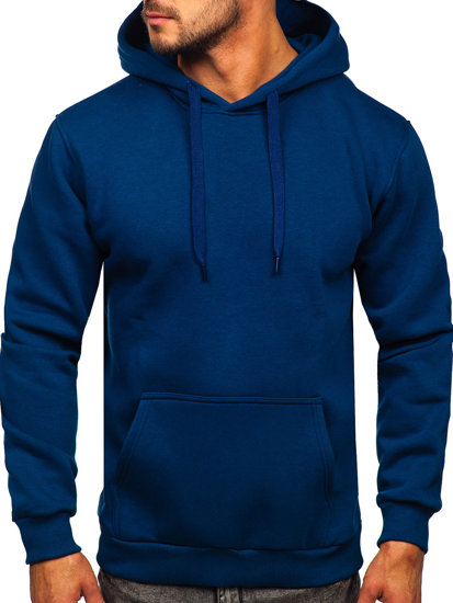 Sudadera tipo canguro con capucha para hombre indigo Bolf 1004