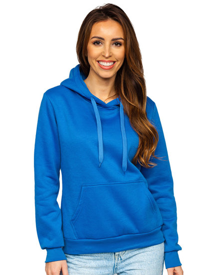 Sudadera tipo canguro para mujer azul oscuro Bolf W02B