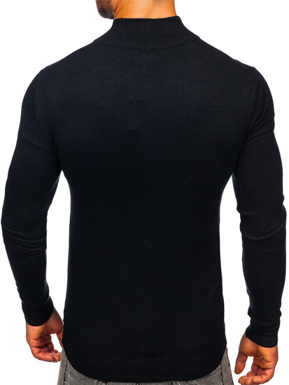 Suéter abierto para hombre color negro Bolf YY07