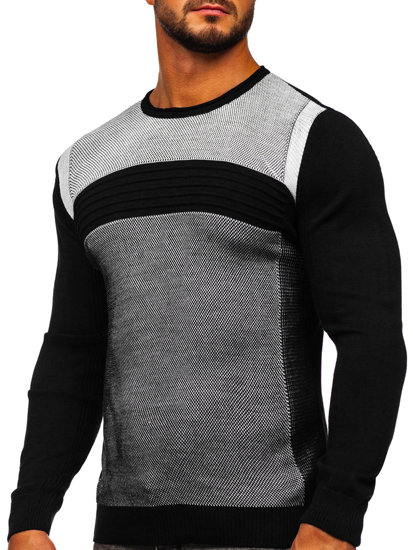 Suéter para hombre color negro Bolf 1020