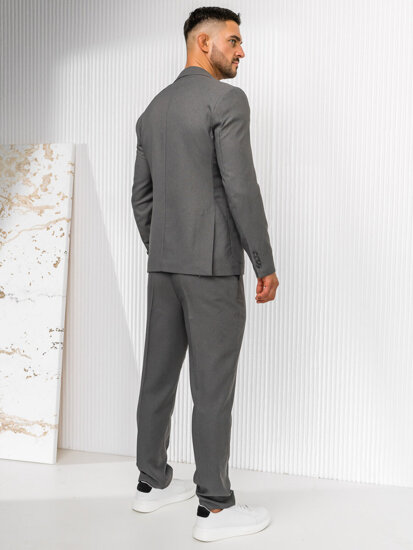 Traje casual para hombre gris Bolf 12