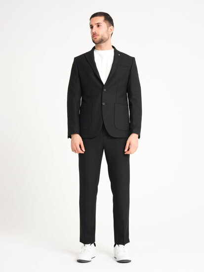 Traje para hombre negro Bolf 01