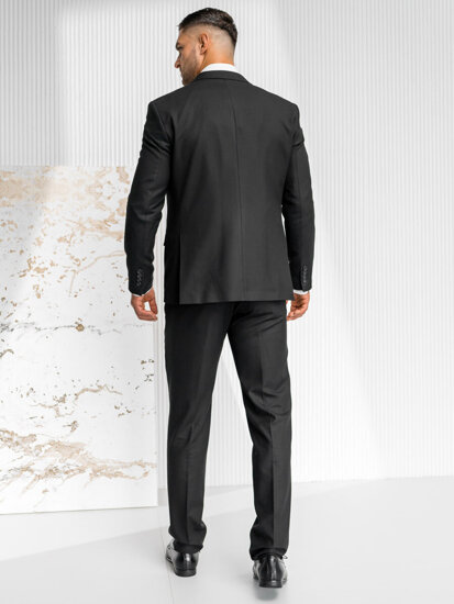 Traje para hombre negro Bolf 02