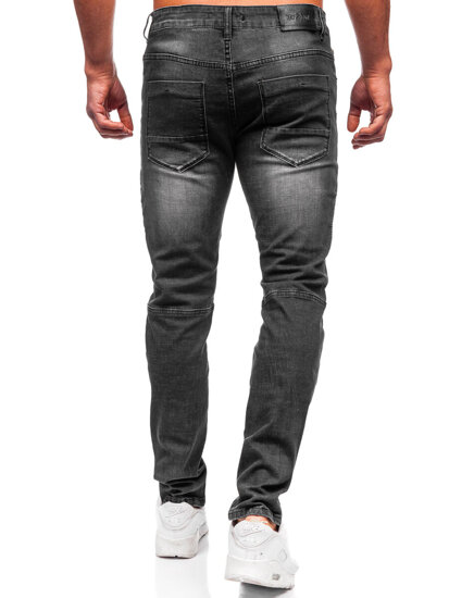 Vaqueros ajustados para hombre Negro Bolf MP0142N