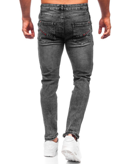 Vaqueros regular fit para hombre negro Bolf HY1050