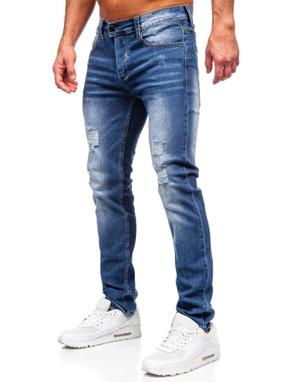 Vaqueros slim fit para hombre Azul Bolf MP0017B