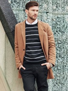 Abrigo de invierno para hombre camel Bolf 1047B