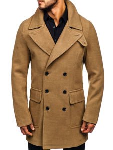 Abrigo de invierno para hombre camel Bolf 1048