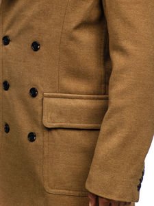 Abrigo de invierno para hombre camel Bolf 1048