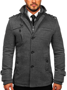 Abrigo de invierno para hombre color gris Bolf 88802