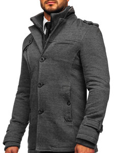 Abrigo de invierno para hombre color gris Bolf 88802