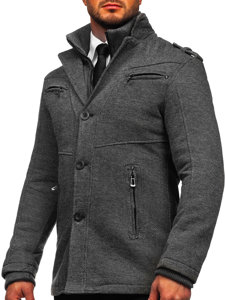 Abrigo de invierno para hombre color gris Bolf 88803