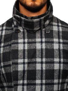 Abrigo de invierno para hombre gris Bolf 1115