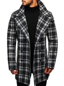 Abrigo de invierno para hombre gris Bolf 1115