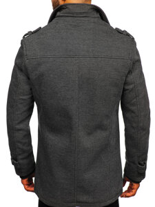 Abrigo de invierno para hombre gris Bolf 88801