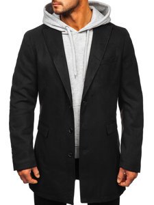 Abrigo de invierno para hombre negro Bolf 1047C