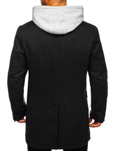 Abrigo de invierno para hombre negro Bolf 1047C