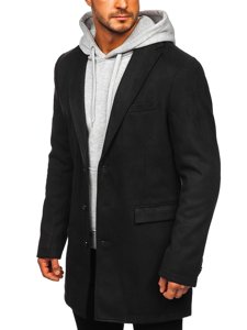 Abrigo de invierno para hombre negro Bolf 1047C