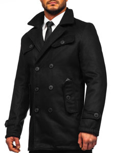 Abrigo de invierno para hombre negro Bolf M3123