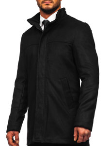 Abrigo de invierno para hombre negro Bolf M3132