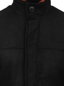 Abrigo de invierno para hombre negro Bolf M3132