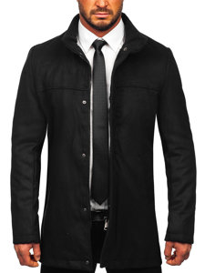 Abrigo de invierno para hombre negro Bolf M3132