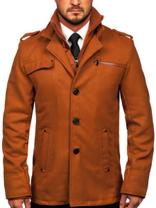 Abrigo para hombre camel Bolf 8856