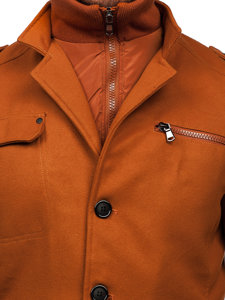 Abrigo para hombre camel Bolf 8856