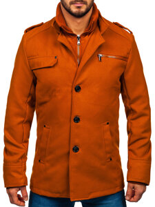 Abrigo para hombre camel Bolf 8856A1