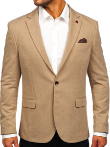 Americana casual para hombre beige Bolf 024