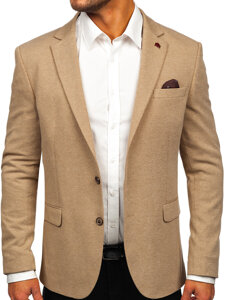 Americana casual para hombre beige Bolf 024