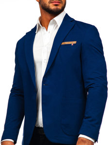 Americana casual para hombre color azul Bolf 1652