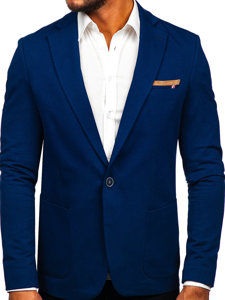 Americana casual para hombre color azul Bolf 1652