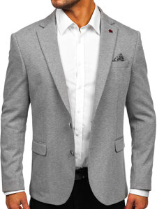 Americana casual para hombre gris Bolf 023