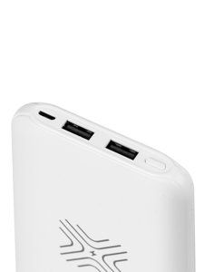 Banco de energía color blanco 10000mAh QPB-12I