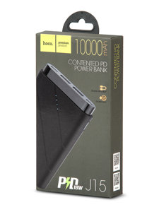 Banco de energía color negro 10000mAh  J15