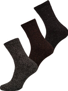 Calcetines gruesos de invierno ALPAKA para hombre multicolor Bolf A8999-2-3P 3PACK